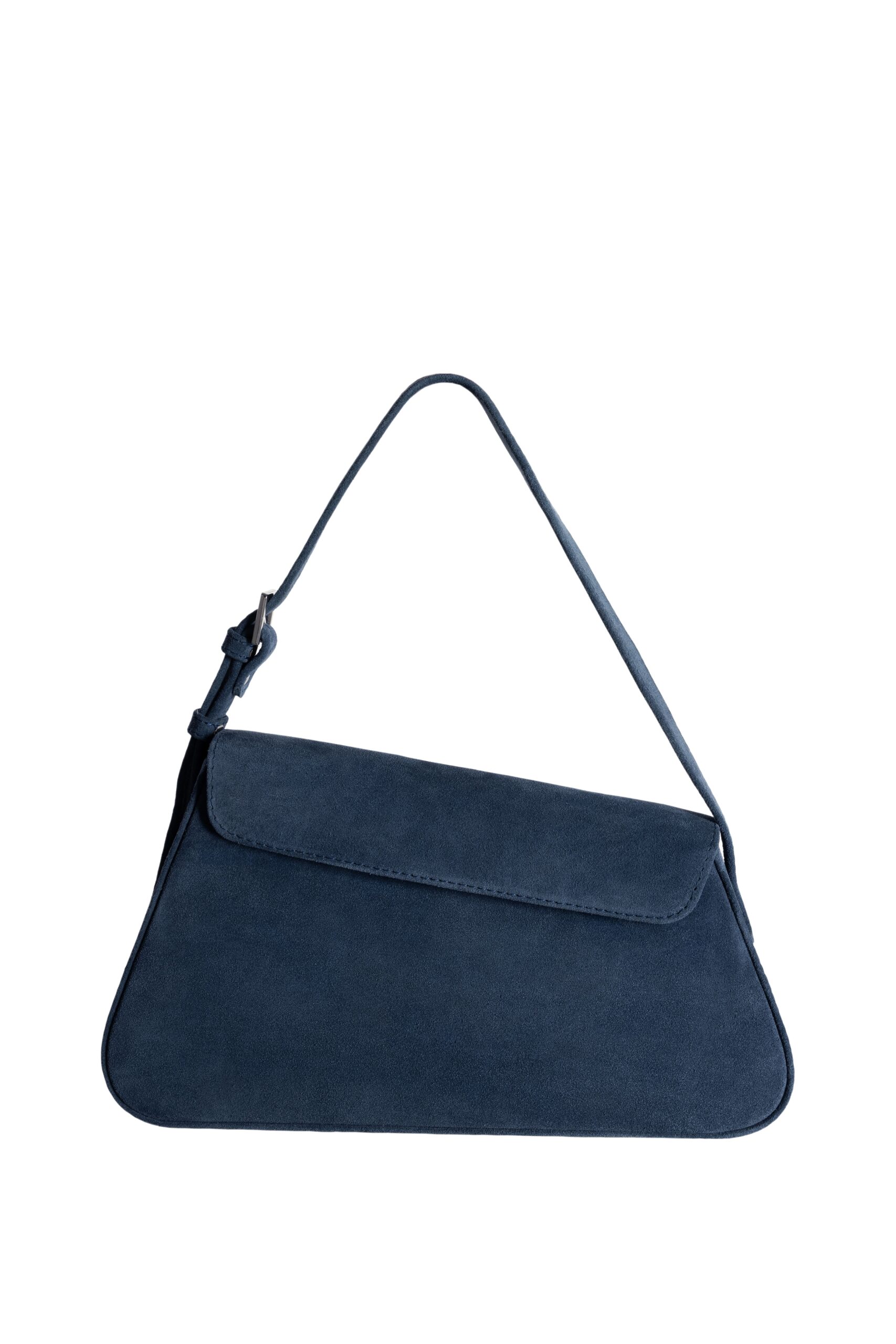 SUEDE BAG DARK BLUE